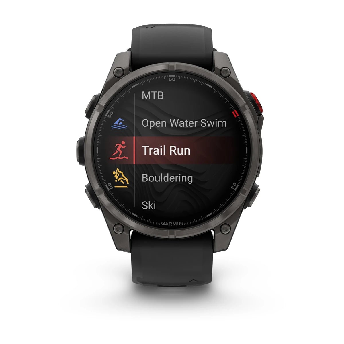 Garmin fenix 8 Pro – 47 mm, AMOLED Sapphire, Carbon Grey DLC Titanium - Fitness New Zealand