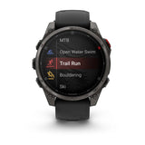 Garmin fenix 8 Pro – 47 mm, AMOLED Sapphire, Carbon Grey DLC Titanium - Fitness New Zealand