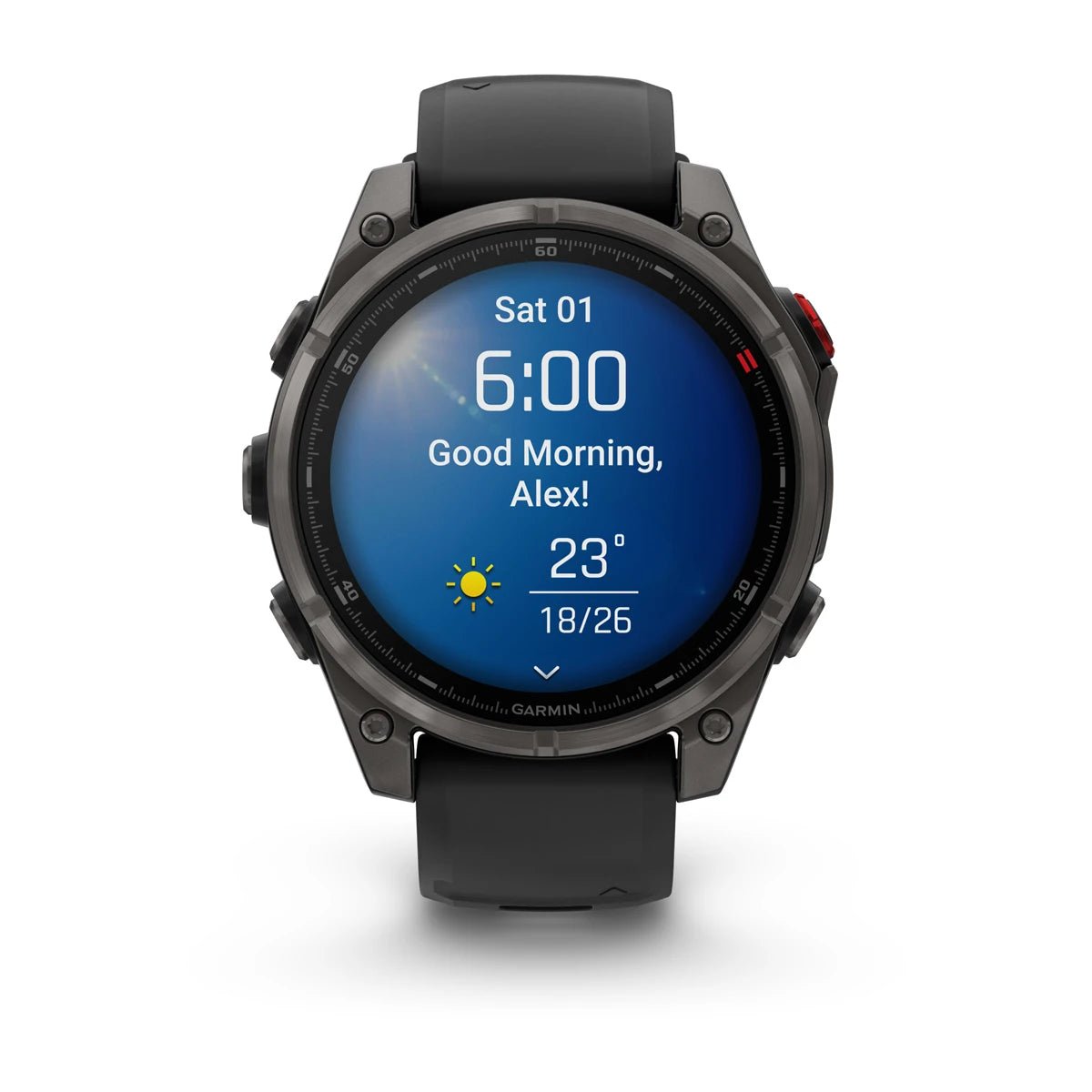 Garmin fenix 8 Pro – 47 mm, AMOLED Sapphire, Carbon Grey DLC Titanium - Fitness New Zealand