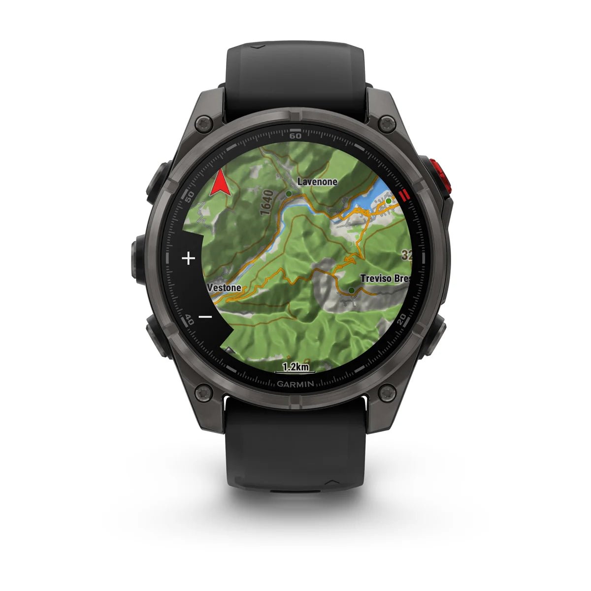 Garmin fenix 8 Pro – 47 mm, AMOLED Sapphire, Carbon Grey DLC Titanium - Fitness New Zealand
