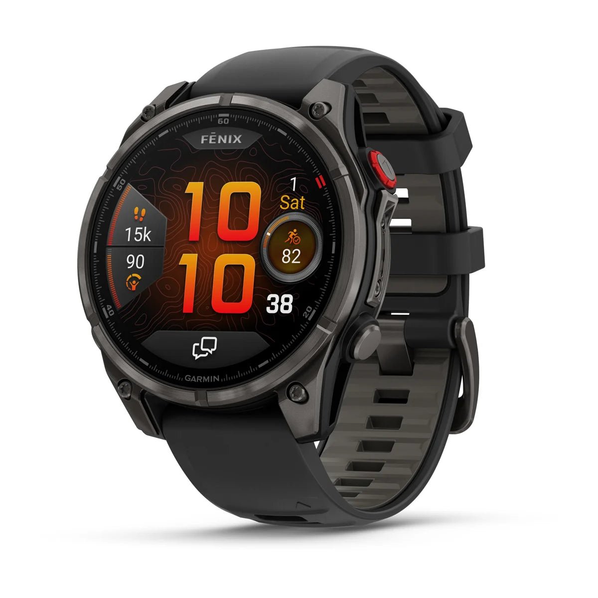 Garmin fenix 8 Pro – 47 mm, AMOLED Sapphire, Carbon Grey DLC Titanium - Fitness New Zealand