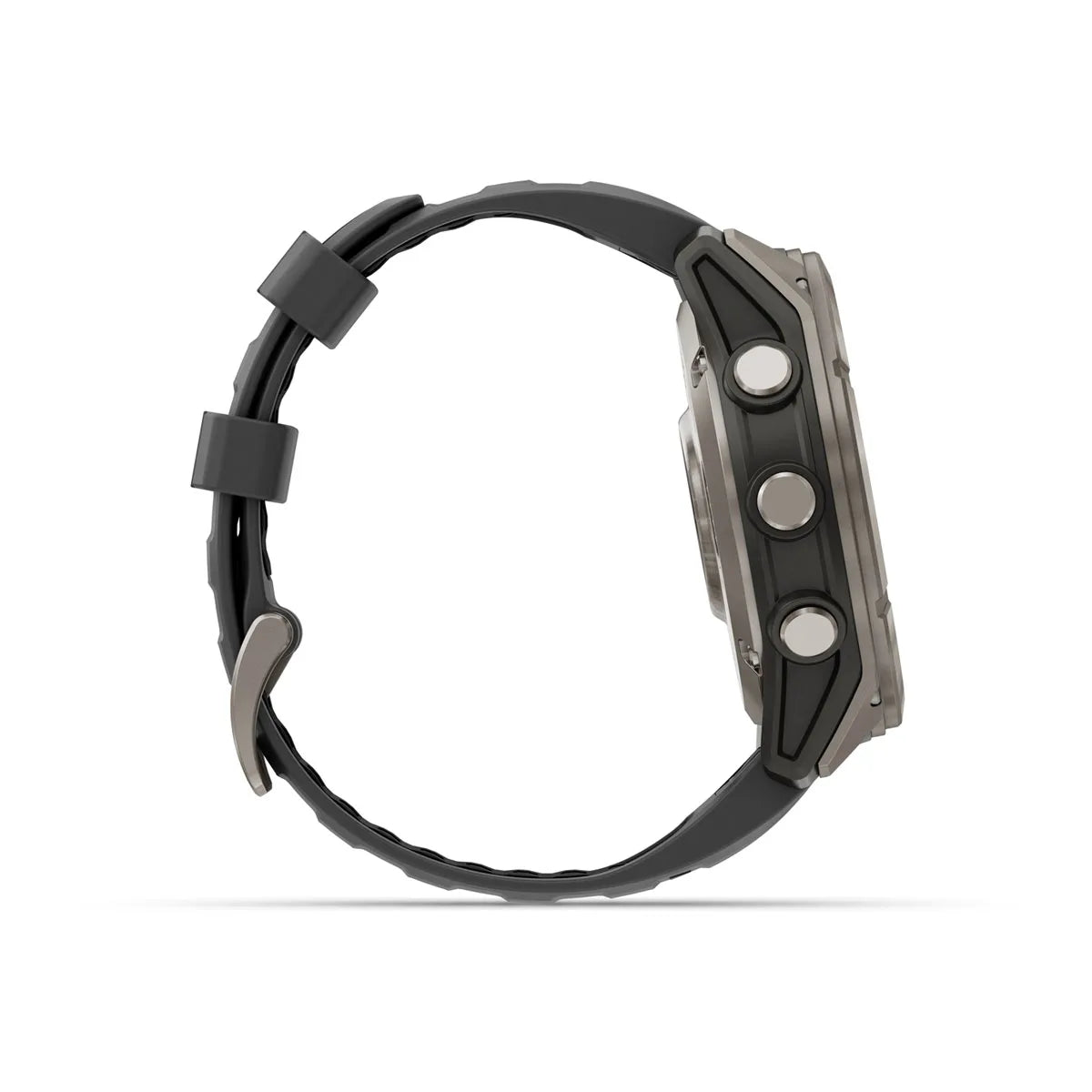 Garmin fenix 8 Pro – 51 mm AMOLED Sapphire, Titanium with Graphite/black silicone band - Fitness New Zealand