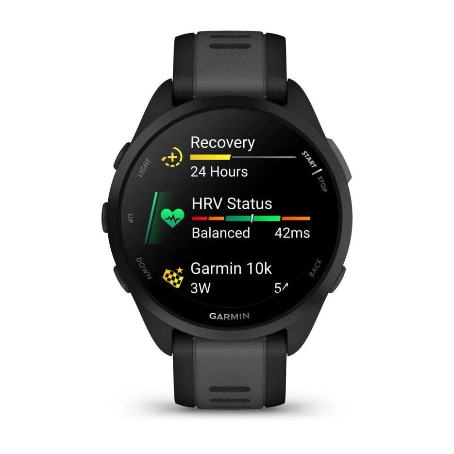 Garmin Forerunner 165 - Black/Slate grey - Fitness New Zealand