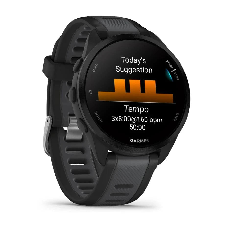 Garmin Forerunner 165 - Black/Slate grey - Fitness New Zealand