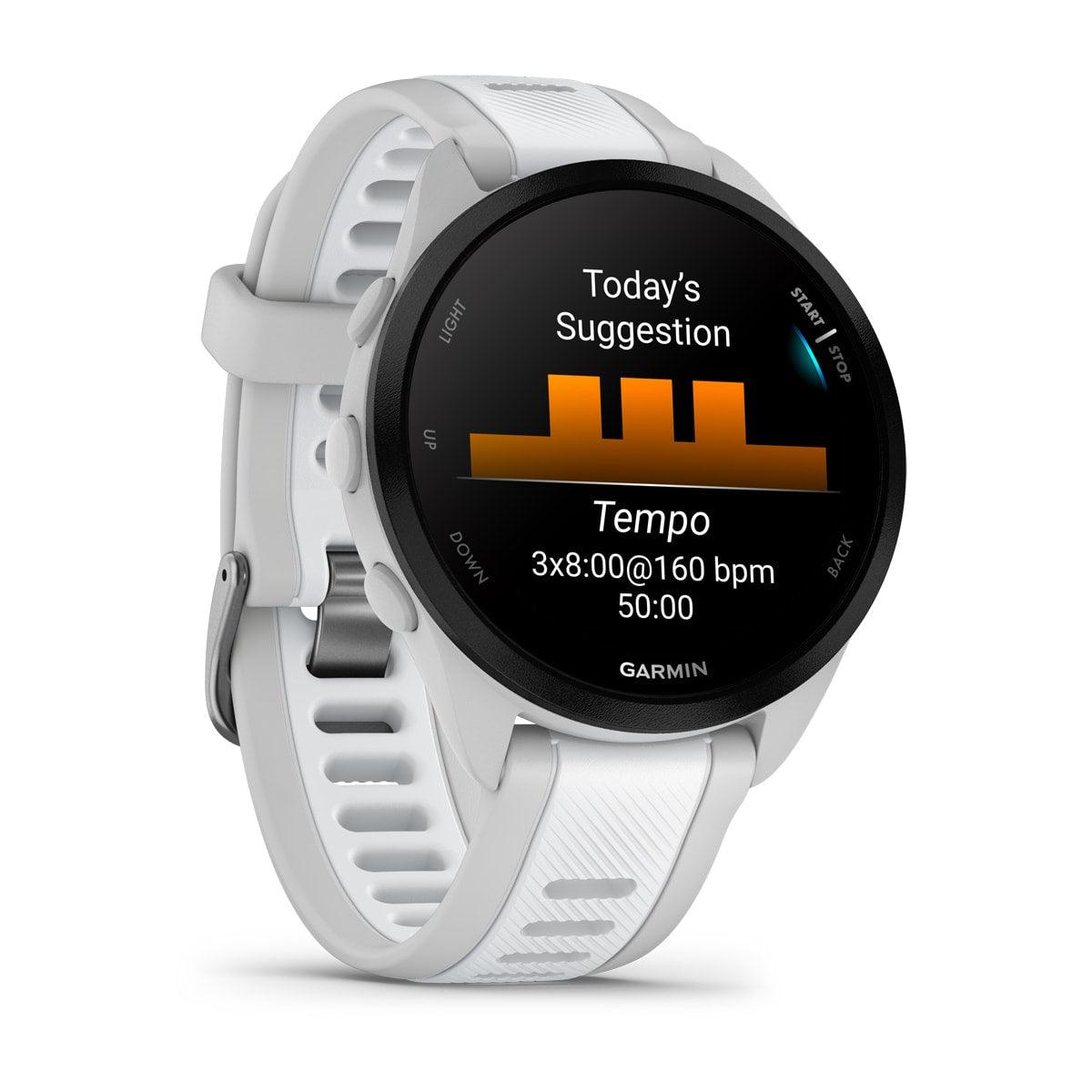 Garmin Forerunner 165 - Mist Grey/Whitestone - Fitness New Zealand