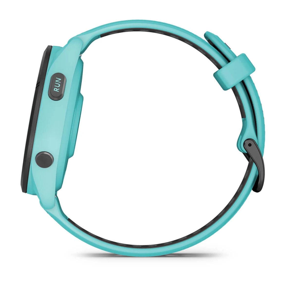 Garmin Forerunner 265 Multisport GPS Smartwatch – Black Bezel with Aqua Case - Fitness New Zealand