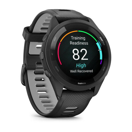 Garmin Forerunner 265 Multisport GPS Smartwatch – Black Bezel with Black Case - Fitness New Zealand