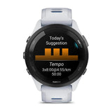 Garmin Forerunner 265 Multisport GPS Smartwatch – Black Bezel with Whitestone Case - Fitness New Zealand