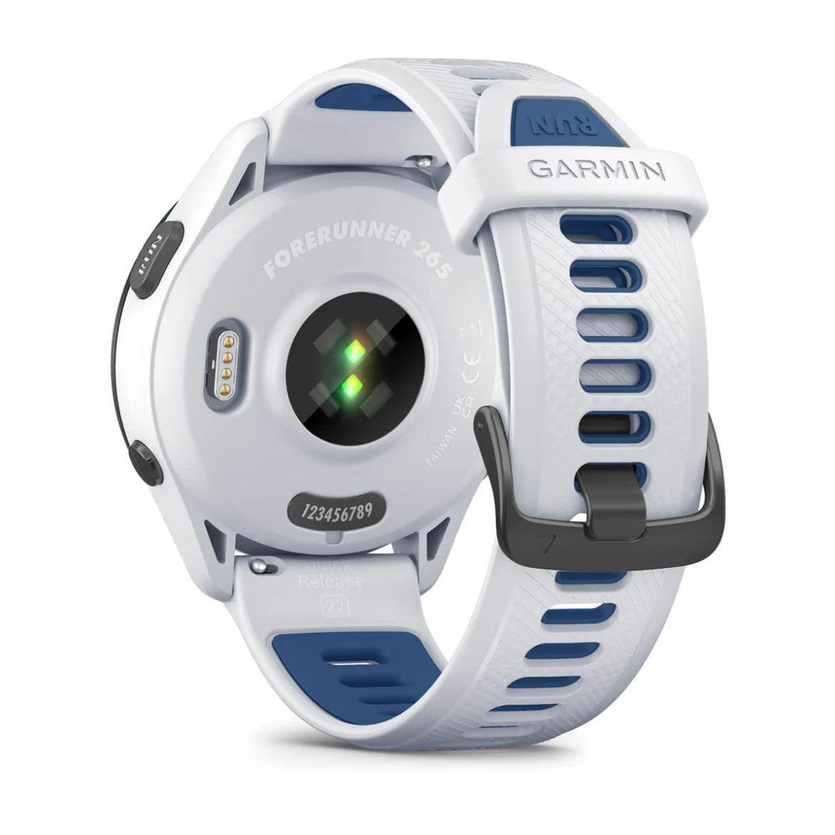 Garmin Forerunner 265 Multisport GPS Smartwatch – Black Bezel with Whitestone Case - Fitness New Zealand