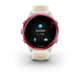 Garmin Forerunner 570 - 42mm Raspberry Aluminum with Translucent Bone/Mango Band