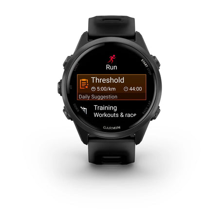 Garmin Forerunner 570 - 42mm Slate Grey Aluminium with Translucent Black/Black Band - Fitness New Zealand