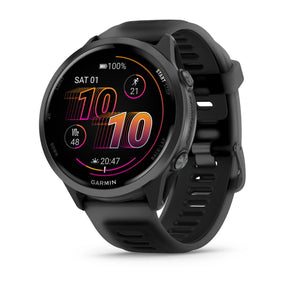 Garmin Forerunner 570 - 47mm - Slate Grey Aluminium with Translucent Black/Black Band - Fitness New Zealand