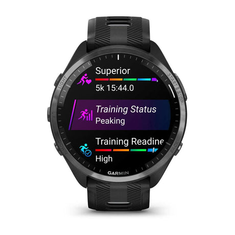 Garmin Forerunner 965 Multisport GPS Smartwatch – Black - Fitness New Zealand