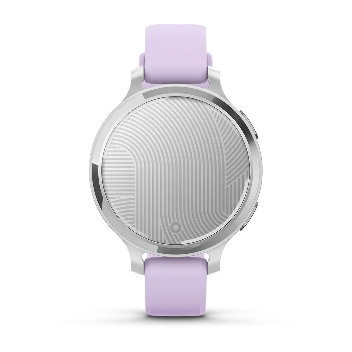 Garmin Lily 2 Active - Silver with Purple Jasmine Silicone Band - Fitness New Zealand