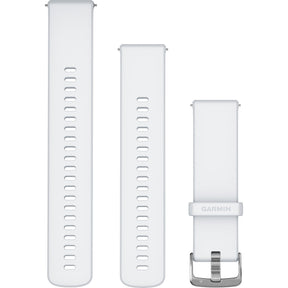 Garmin Quick Release Band (22 mm) – Whitestone with Silver Hardware - Fitness New Zealand