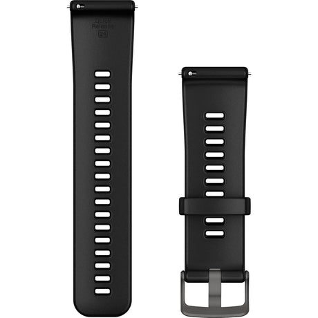 Garmin Quick Release Band (24 mm) - Black silicone - Fitness New Zealand