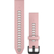 Garmin QuickFit 20 Watch Band, Dust Rose/Fog Grey Silicone - Fitness New Zealand