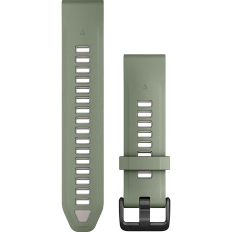 Garmin QuickFit 20 Watch Band, Willow/Fog Grey Silicone - Fitness New Zealand
