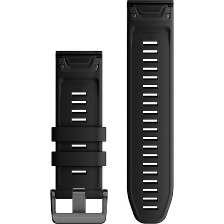 Garmin QuickFit 26 Band – Black Silicone - Fitness New Zealand