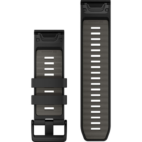 Garmin QuickFit 26 Band – Black/Pebble Grey - Fitness New Zealand