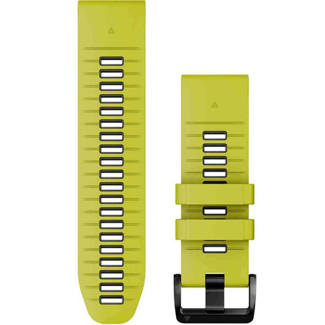 Garmin QuickFit 26 Watch Band – Electric Lime/Graphite Silicone - Fitness New Zealand