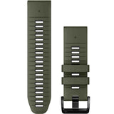 Garmin QuickFit 26 Watch Bands – Moss/Graphite Silicone - Fitness New Zealand