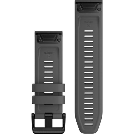 Garmin QuickFit 26mm – Slate Grey Silicone - Fitness New Zealand