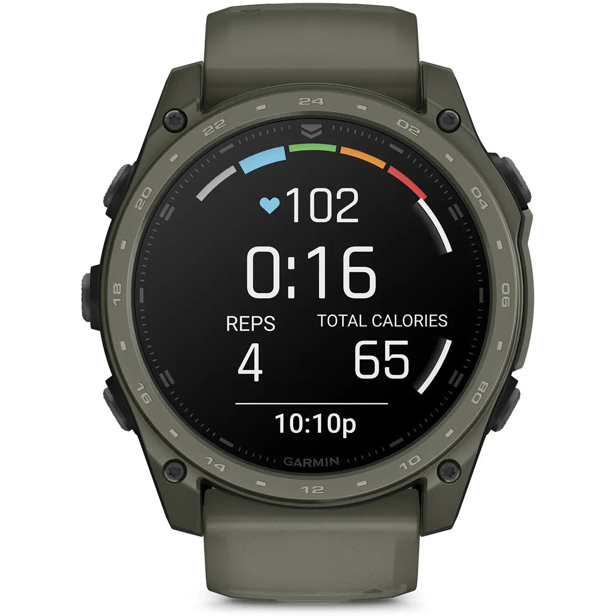 Garmin tactix 8 – 51 mm, AMOLED - Olive Drab Cerakote Coating - Fitness New Zealand