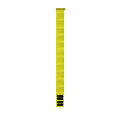 Garmin UltraFit Nylon – 22mm Watch Band – AMP Yellow - Fitness New Zealand