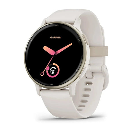 Garmin vivoactive 5 - Cream Gold with Ivory Band - Fitness New Zealand