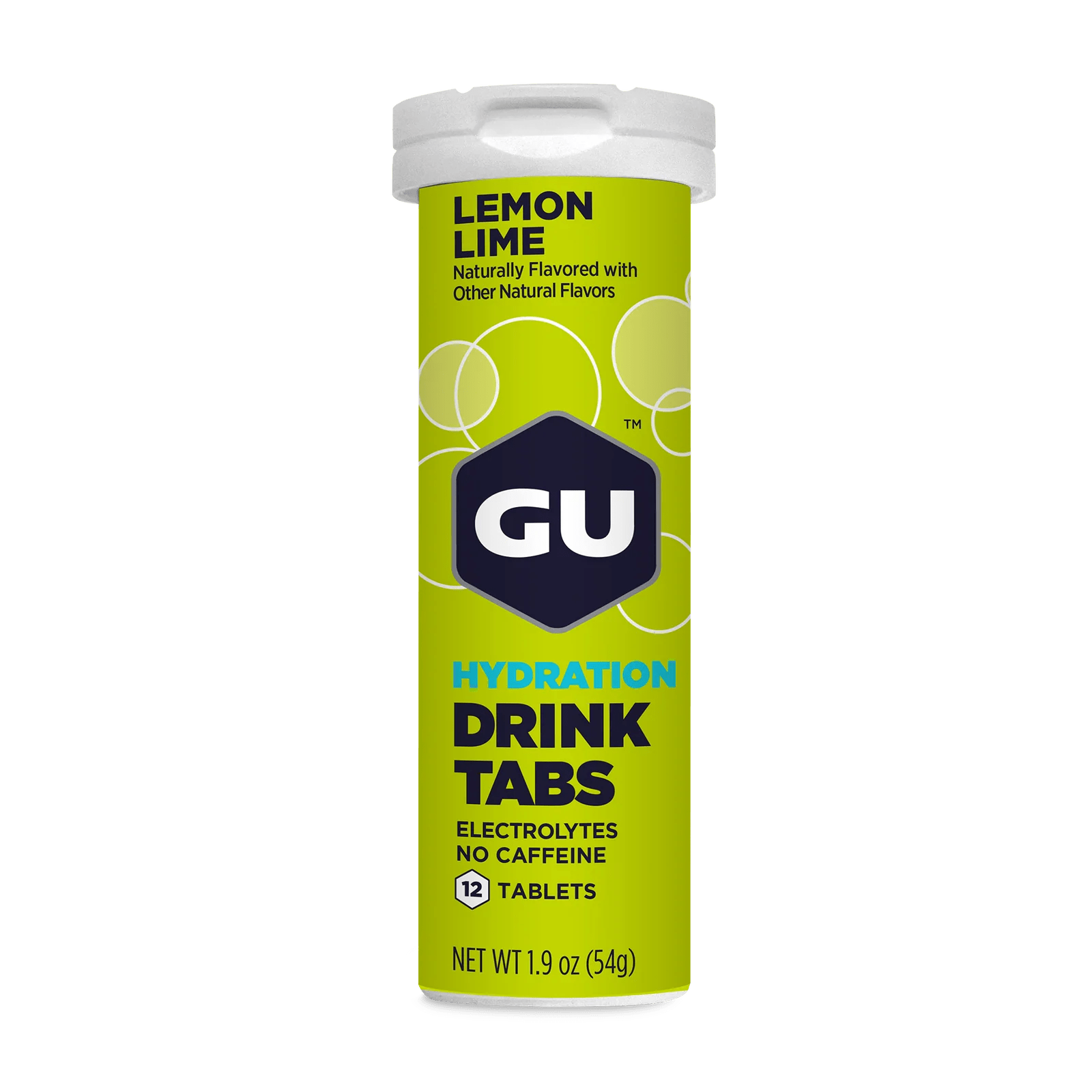 GU Lemon Lime Hydration Drink Tabs - Fitness New Zealand