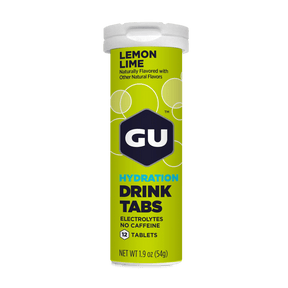 GU Lemon Lime Hydration Drink Tabs - Fitness New Zealand
