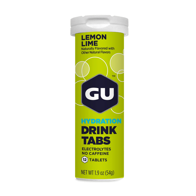 GU Lemon Lime Hydration Drink Tabs - Fitness New Zealand