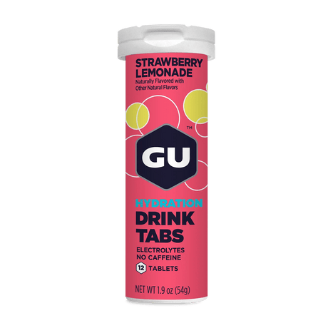 GU Strawberry Lemonade Hydration Drink Tabs - Fitness New Zealand