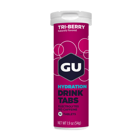 GU Tri - Berry Hydration Drink Tabs - Fitness New Zealand