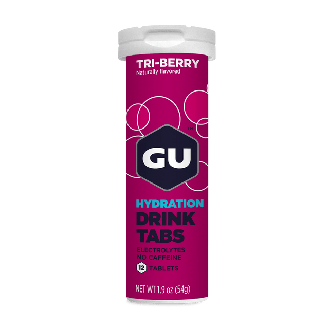 GU Tri - Berry Hydration Drink Tabs - Fitness New Zealand