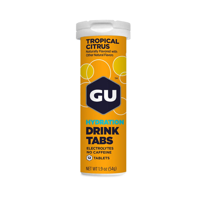 GU Tropical Citrus Hydration Drink Tabs - Fitness New Zealand