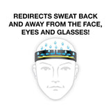 Halo Headband Sweatband Race Visor – L/XL - Fitness New Zealand