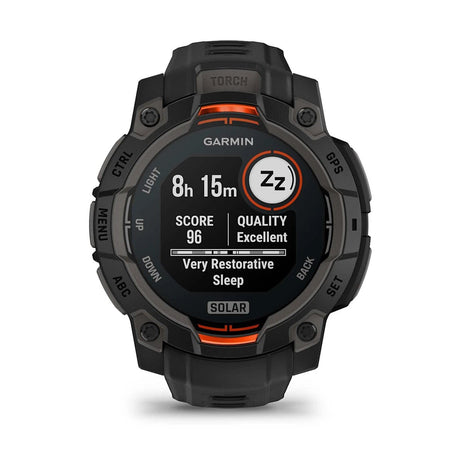 Instinct 3 – 45 mm - Solar - Black - Fitness New Zealand