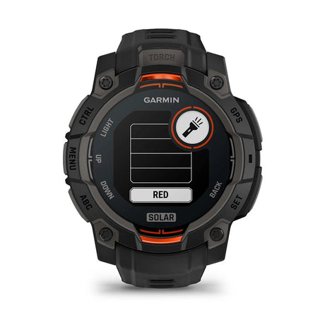 Instinct 3 – 45 mm - Solar - Black - Fitness New Zealand
