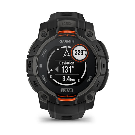 Instinct 3 – 45 mm - Solar - Black - Fitness New Zealand