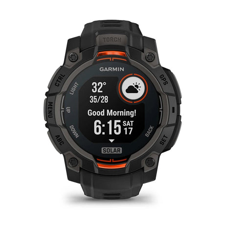 Instinct 3 – 45 mm - Solar - Black - Fitness New Zealand