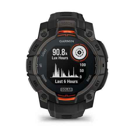 Instinct 3 – 45 mm - Solar - Black - Fitness New Zealand
