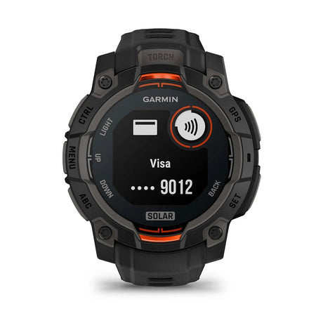 Instinct 3 – 45 mm - Solar - Black - Fitness New Zealand