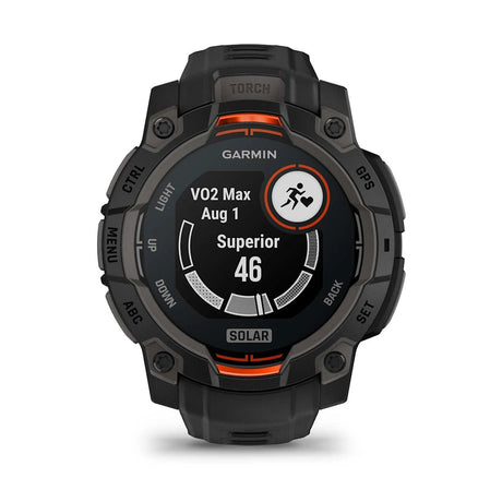 Instinct 3 – 45 mm - Solar - Black - Fitness New Zealand