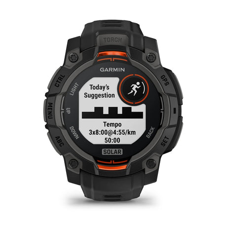 Instinct 3 – 45 mm - Solar - Black - Fitness New Zealand