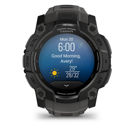 Instinct 3 – 50 mm - AMOLED - Black - Fitness New Zealand