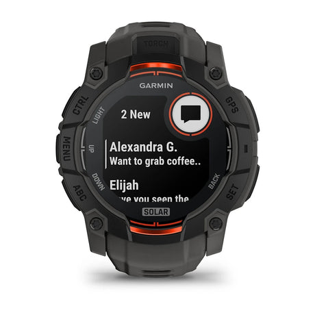Instinct 3 – 50 mm - Solar - Black - Fitness New Zealand