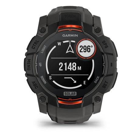 Instinct 3 – 50 mm - Solar - Black - Fitness New Zealand