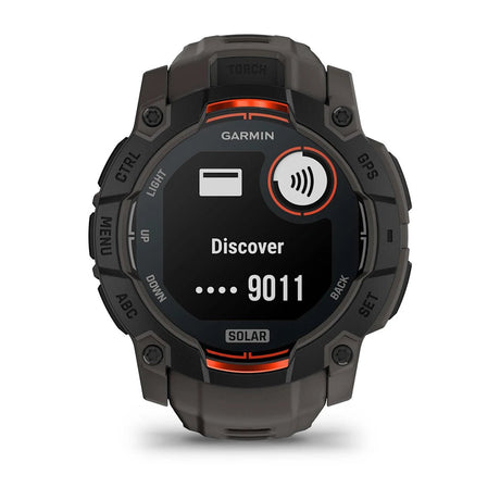 Instinct 3 – 50 mm - Solar - Black - Fitness New Zealand